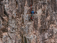 호스테이 빙벽장 작업 7주..