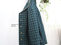 쇼울카라 체크 셔..