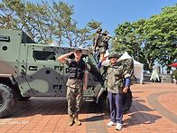 평화의길 걷기 오두산 전망..