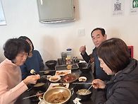 해맞이 산행후 식..