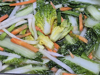 시원한 얼갈이 물김치