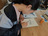[연필그림]:비움의 시간