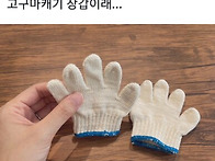 어린이용 고구마 캐기 장갑..