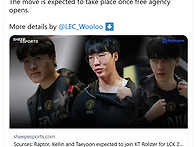 쉽 이스포츠) 랩터 켈린 ..