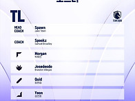 팀 리퀴드는 선수 로스터만..