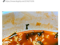 오동통면 먹다가 울컥했다..