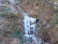 월악산 인근 빙폭 등반(2..