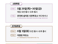 제21대 대통령선거 사전투..