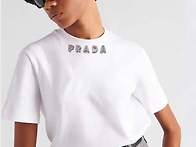 프라다 기본라운드 티셔츠
