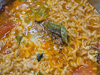 라면 끓여먹었어요