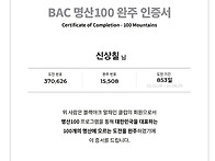 ■BAC 100대명산 ..