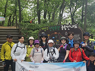 계양산 솔밭 둘레길과 장미..