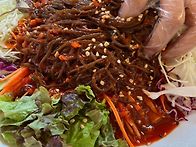 막국수 비벼요~~