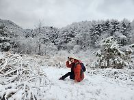 2025송년산행 후미(눈속여..