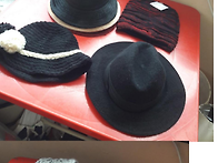 모자 300원 스카프 머플러..