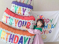 대형 생일케익 포일풍선