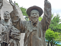 23세 독립운동가 조인원의 묘 동상