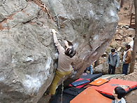 아들과 볼더링(검..