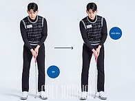 좋은 퍼팅을 위한 포워드 ..