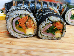 김밥에 미친 여자사람