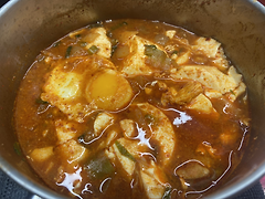 순두부찌개는 앞으로 이렇게 하기로 하죠