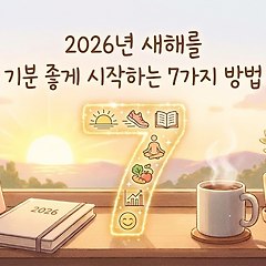 2026년 새해를 기분 좋게 시작하는 7가지 방법 썸네일