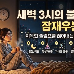 새벽 3시의 불안을 잠재우는 법 썸네일