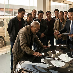 BMW와 소 두 마리 썸네일