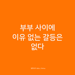 부부 사이에 이유 없는 갈등은 없다. 썸네일