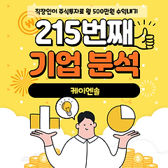 215번째 기업분석 - 케이엔솔 썸네일