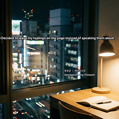 기분을 말로 떠들지 않고 글로 남기기로 했다 썸네일