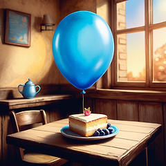 푸른 마법이 깃든 풍선 썸네일