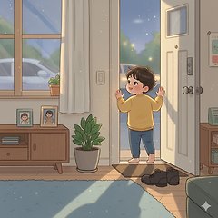 아빠, 빨리 와. 나 아빠랑 놀고 싶어 썸네일