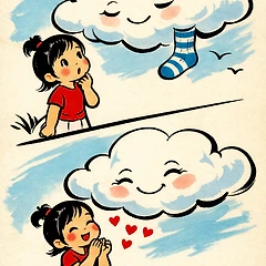  양말을 먹는 구름 썸네일