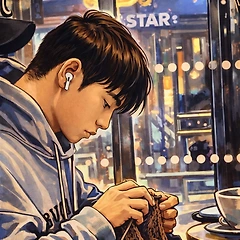 뜨개질하는 남자 썸네일