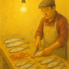 생선가게를 지나며 썸네일