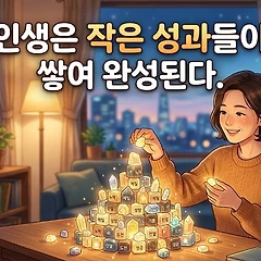 인생은 작은 성과들이 쌓여 완성된다. 썸네일