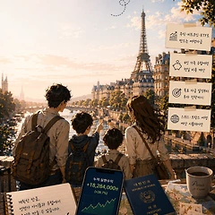 4인 가족 유럽여행 투자플랜 썸네일