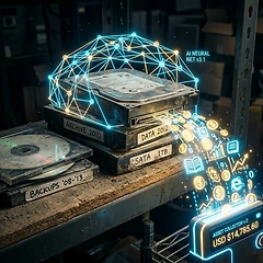 하드디스크 속 잠자는 자료, AI로 PLR 수익화하기 썸네일