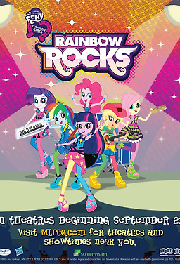 My Little Pony Equestria Girls: Rainbow Rocks Showtimes