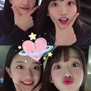 AKB48 Team SH 朱苓 쥬링 웨이보 속 胡馨尹 후신인