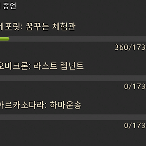 게임 일상) 효월 우호부족 전부 서약 달성!