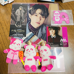 AAA 'COLOR A LIFE' DVD & 스에요시 슈타 굿즈 도착!