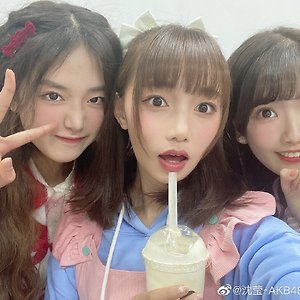 AKB48 TEAM SH 胡馨尹 후신인 沈莹 션잉 초화