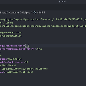 [Error] STS, Eclipse의 Version 1.8.0_192 of the JVM is not suitable for this product. version: 11 or greater is required. 해결 방법