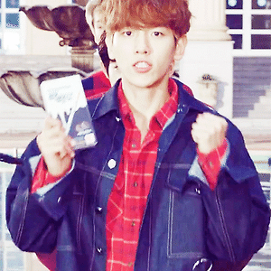 [GIF]161111  빼빼로데이 엑소케이 백현 BAEKHYUN