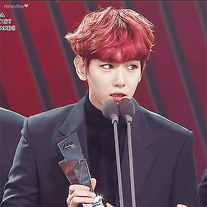 [GIF] 161116 Asia Artist Award 백현 baekhyun