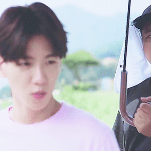 [GIF] 네이처리퍼블릭 AS making 백현 BAEKHYUN