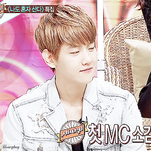 [GIF] 131102 MBC 세바퀴 백현