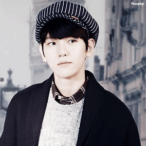 [GIF] Hats on F/W EXO 엑소 백현 BAEKHYUN : BLACK